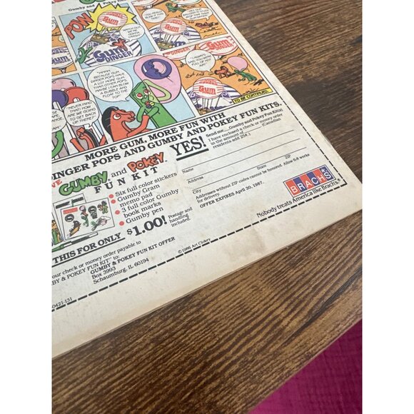 Archie Series Comic #345 January 1987 Vintage Issue Classic Bagged Boarded - Picture 7 of 7